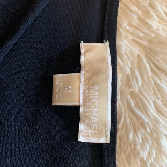 michael kors navy blue sleeveless business top - Picture 3 of 4